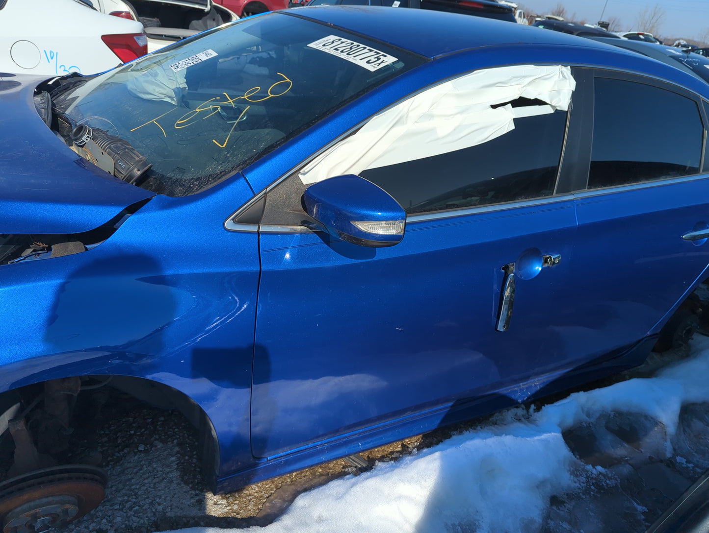 2013-2019 Nissan Sentra Driver Front Door Oem 1255835 - Oemusedautoparts1.com
