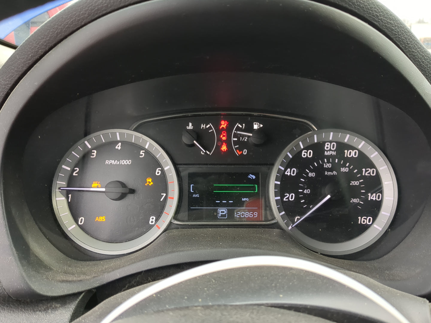 2015 Nissan Sentra Instrument Cluster Speedometer Gauges Fits OEM Used Auto Parts - Oemusedautoparts1.com