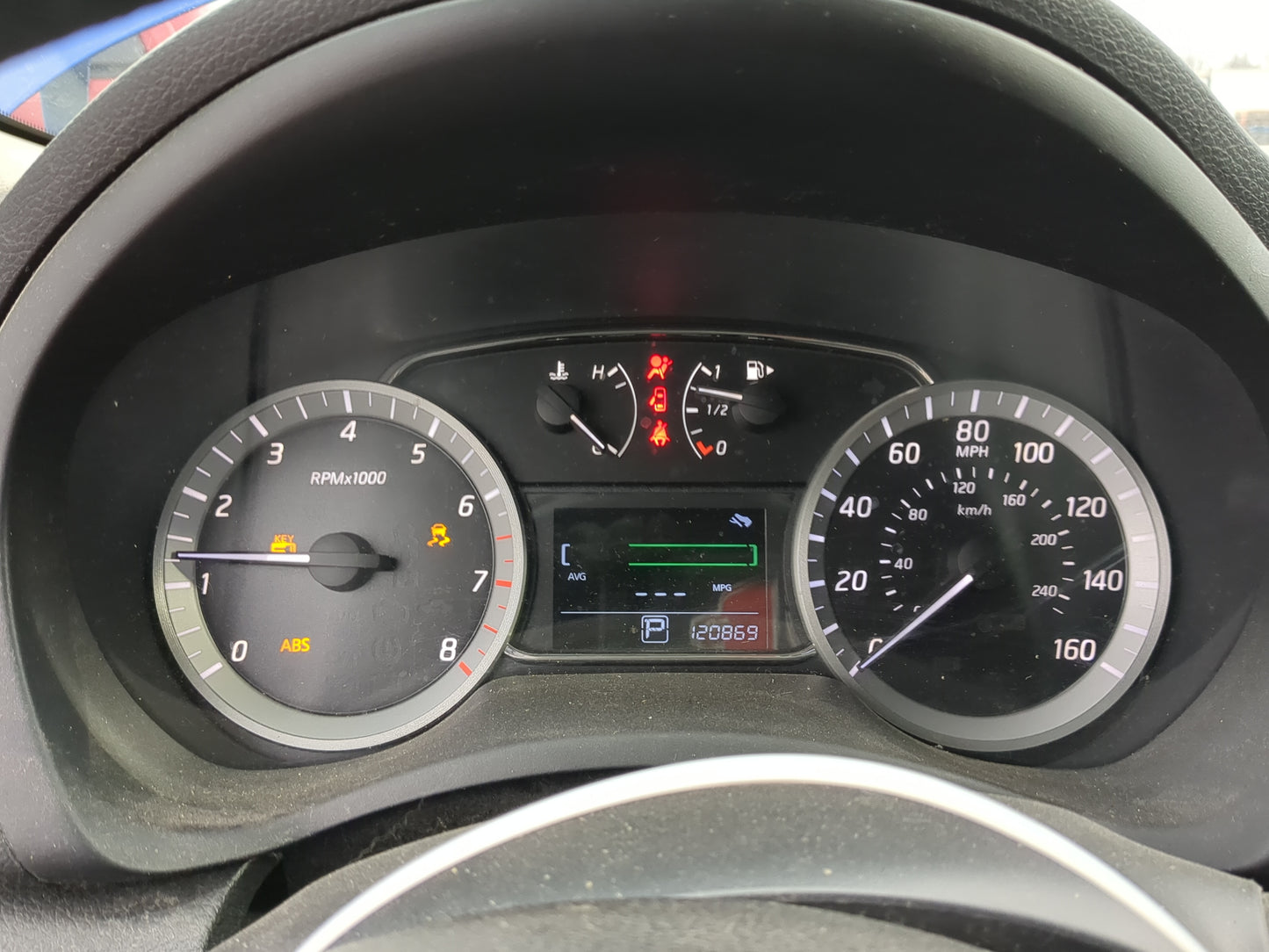 2015 Nissan Sentra Instrument Cluster Speedometer Gauges Fits OEM Used Auto Parts - Oemusedautoparts1.com