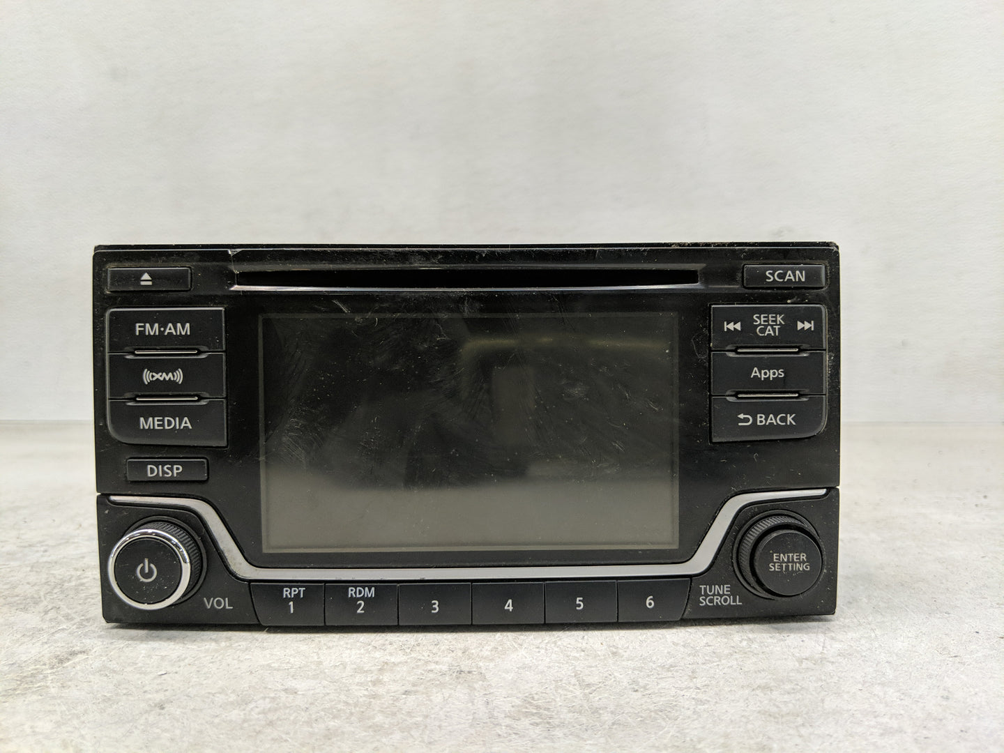 2015 Nissan Sentra Radio AM FM Cd Player Receiver Replacement P/N:28185 9MB0A Fits Fits 2016 OEM Used Auto Parts - Oemusedau