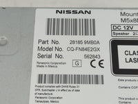 2015 Nissan Sentra Radio AM FM Cd Player Receiver Replacement P/N:28185 9MB0A Fits Fits 2016 OEM Used Auto Parts - Oemusedau