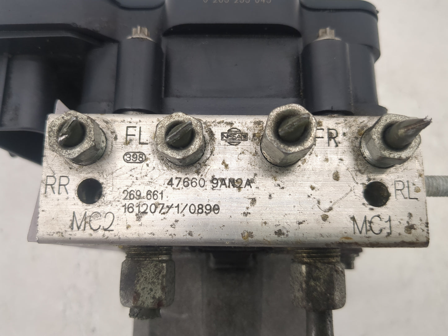 2015 Nissan Sentra ABS Pump Control Module Replacement P/N:47660 9AN2A Fits OEM Used Auto Parts - Oemusedautoparts1.com