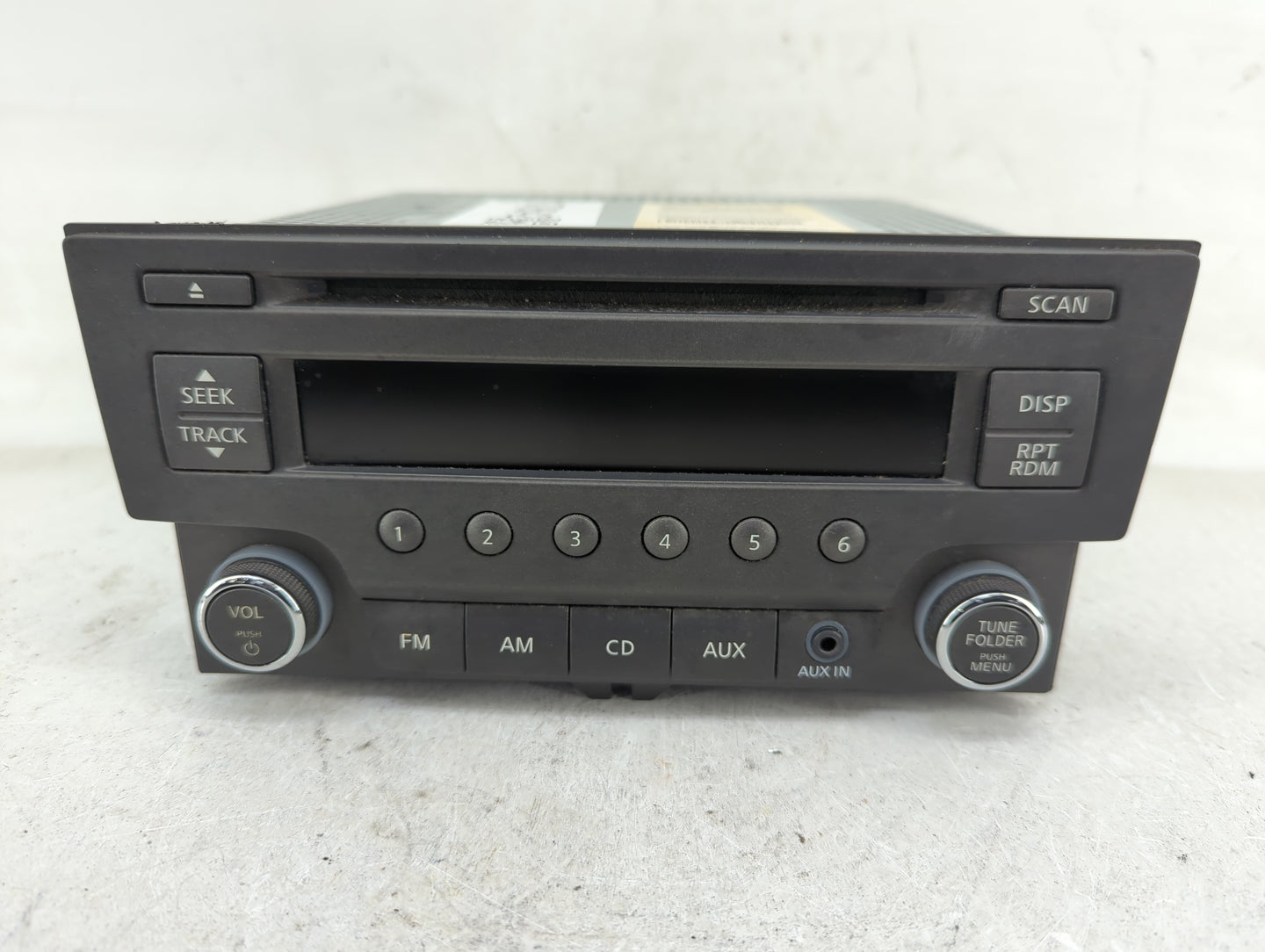 2015 Nissan Sentra Radio AM FM Cd Player Receiver Replacement P/N:28185 3RA2A Fits Fits 2016 OEM Used Auto Parts - Oemusedau