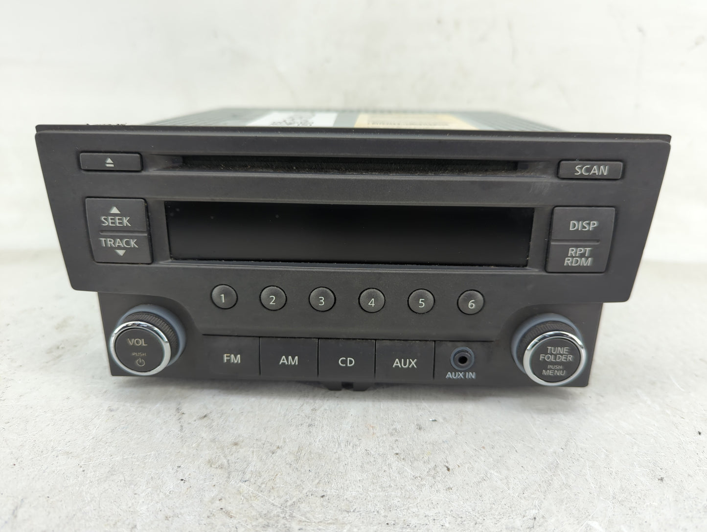2015 Nissan Sentra Radio AM FM Cd Player Receiver Replacement P/N:28185 3RA2A Fits Fits 2016 OEM Used Auto Parts - Oemusedau
