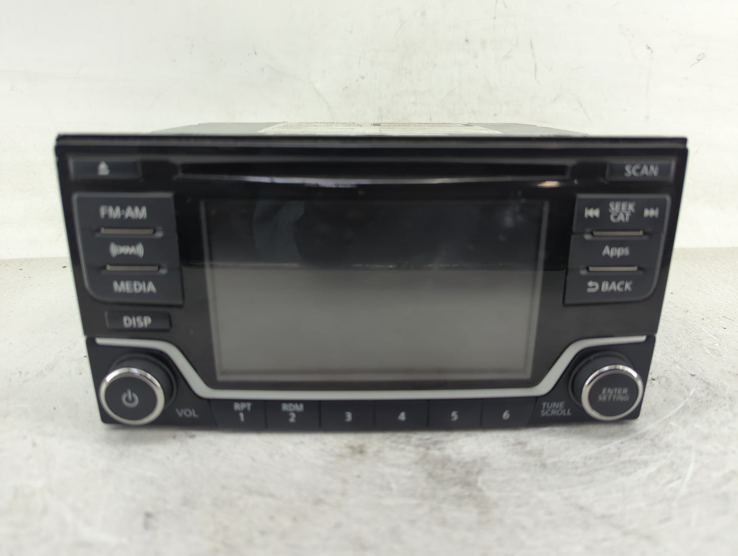 2015 Nissan Sentra Radio AM FM Cd Player Receiver Replacement P/N:281859MB0A Fits Fits 2016 OEM Used Auto Parts - Oemusedaut