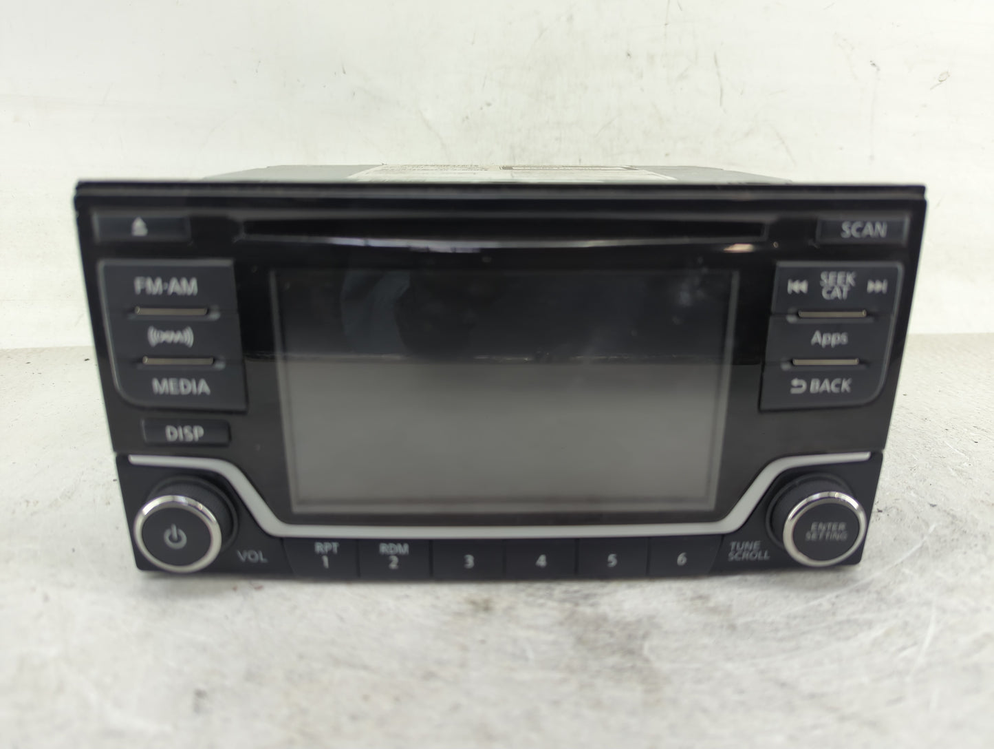 2015 Nissan Sentra Radio AM FM Cd Player Receiver Replacement P/N:281859MB0A Fits Fits 2016 OEM Used Auto Parts - Oemusedaut