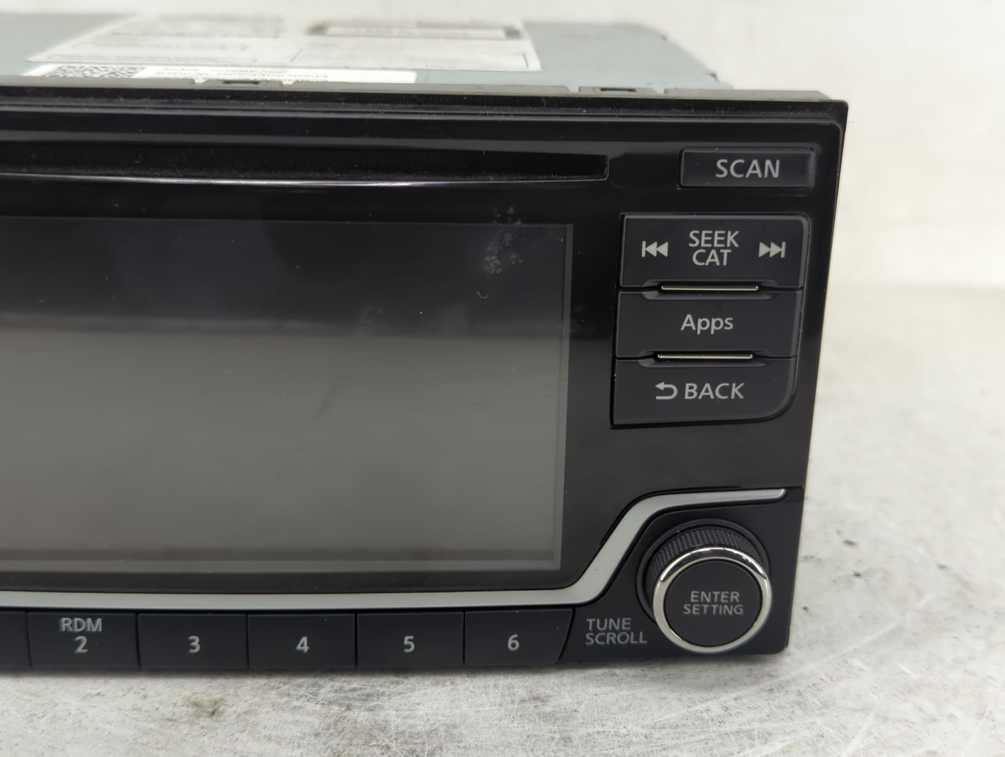 2015 Nissan Sentra Radio AM FM Cd Player Receiver Replacement P/N:281859MB0A Fits Fits 2016 OEM Used Auto Parts - Oemusedaut