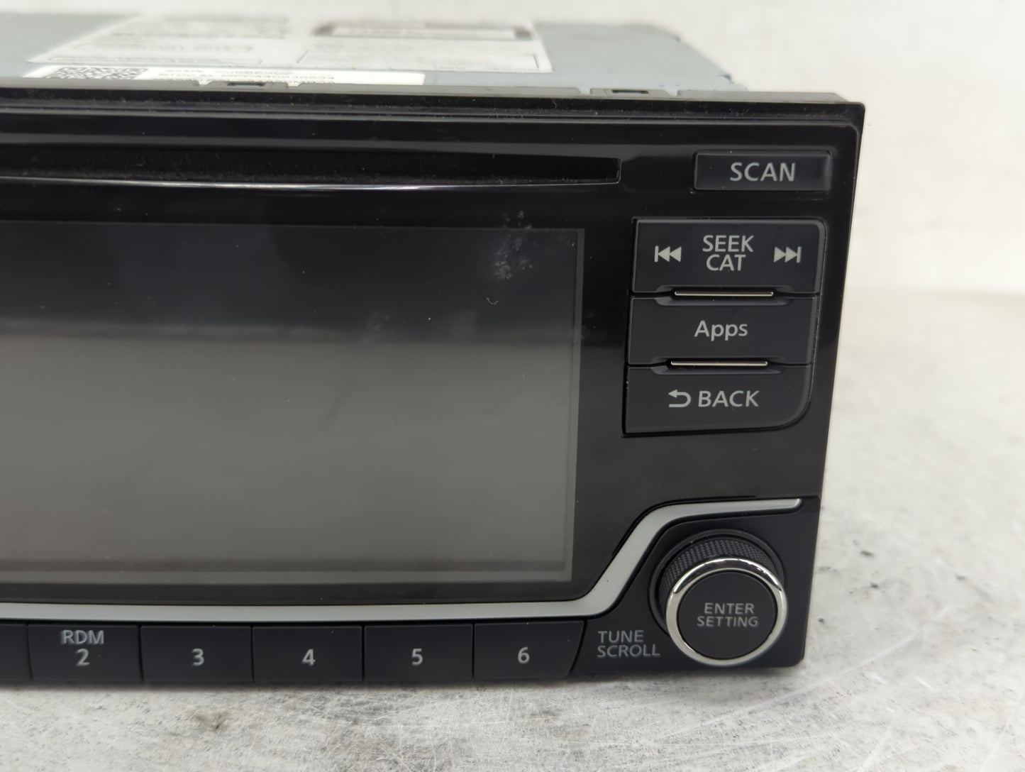 2015 Nissan Sentra Radio AM FM Cd Player Receiver Replacement P/N:281859MB0A Fits Fits 2016 OEM Used Auto Parts - Oemusedaut