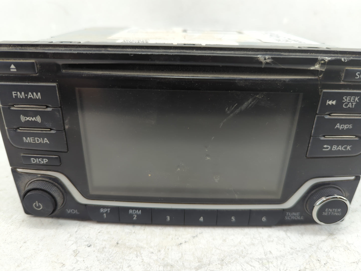2015 Nissan Sentra Radio AM FM Cd Player Receiver Replacement P/N:28185 9MB0A Fits Fits 2016 OEM Used Auto Parts - Oemusedau