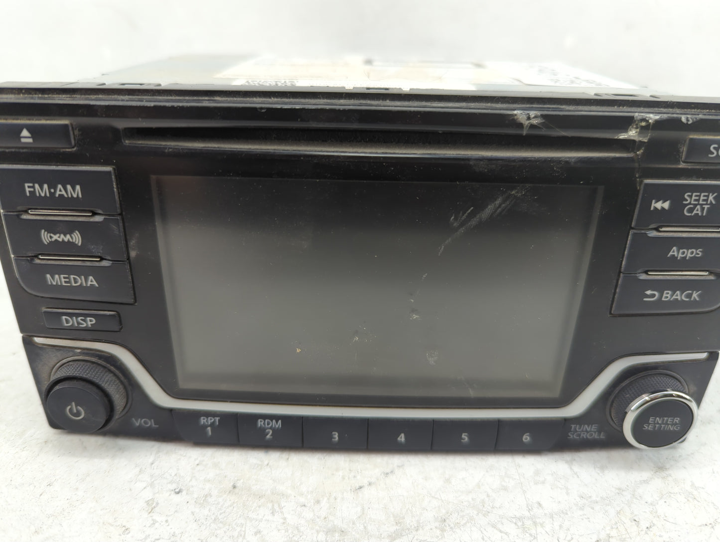 2015 Nissan Sentra Radio AM FM Cd Player Receiver Replacement P/N:28185 9MB0A Fits Fits 2016 OEM Used Auto Parts - Oemusedau