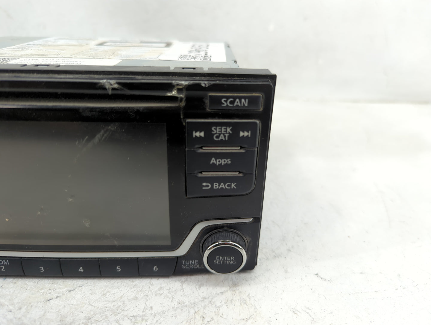 2015 Nissan Sentra Radio AM FM Cd Player Receiver Replacement P/N:28185 9MB0A Fits Fits 2016 OEM Used Auto Parts - Oemusedau