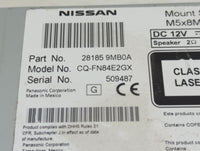 2015 Nissan Sentra Radio AM FM Cd Player Receiver Replacement P/N:28185 9MB0A Fits Fits 2016 OEM Used Auto Parts - Oemusedau