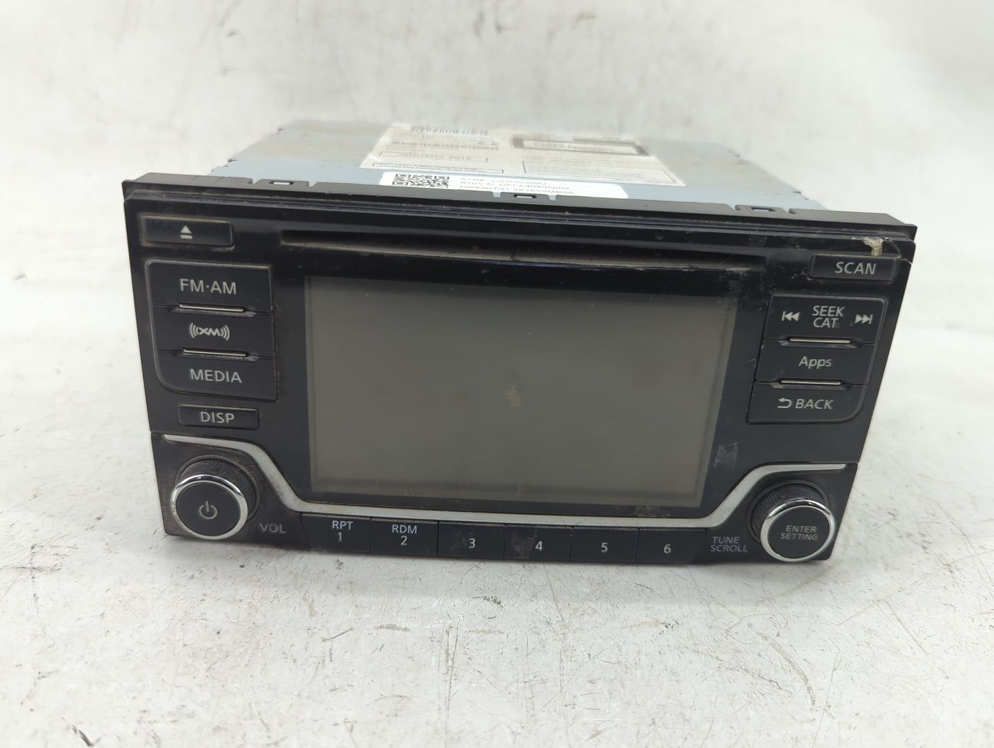 2015-2017 Nissan Sentra Radio AM FM Cd Player Receiver Replacement P/N:28185 9MB0A Fits Fits 2015 2016 2017 2018 OEM Used Au