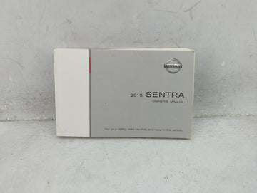 2015 Nissan Sentra Owners Manual Book Guide OEM Used Auto Parts - Oemusedautoparts1.com