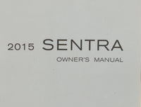 2015 Nissan Sentra Owners Manual Book Guide OEM Used Auto Parts - Oemusedautoparts1.com
