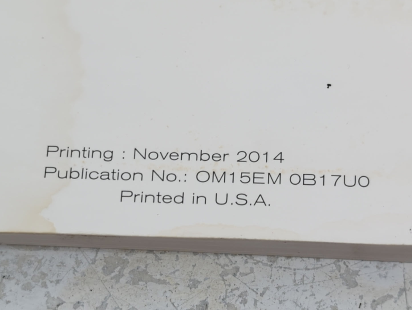 2015 Nissan Sentra Owners Manual Book Guide OEM Used Auto Parts - Oemusedautoparts1.com