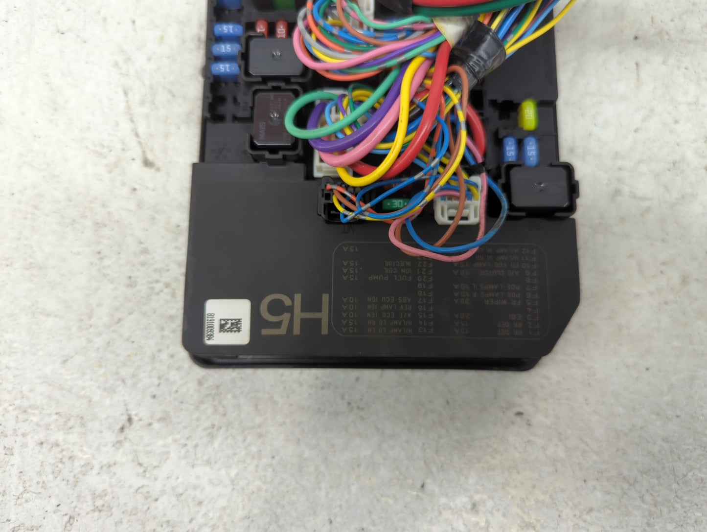 2013-2019 Nissan Sentra Fusebox Fuse Box Panel Relay Module Fits Fits 2013 2014 2015 2016 2017 2018 2019 OEM Used Auto Parts