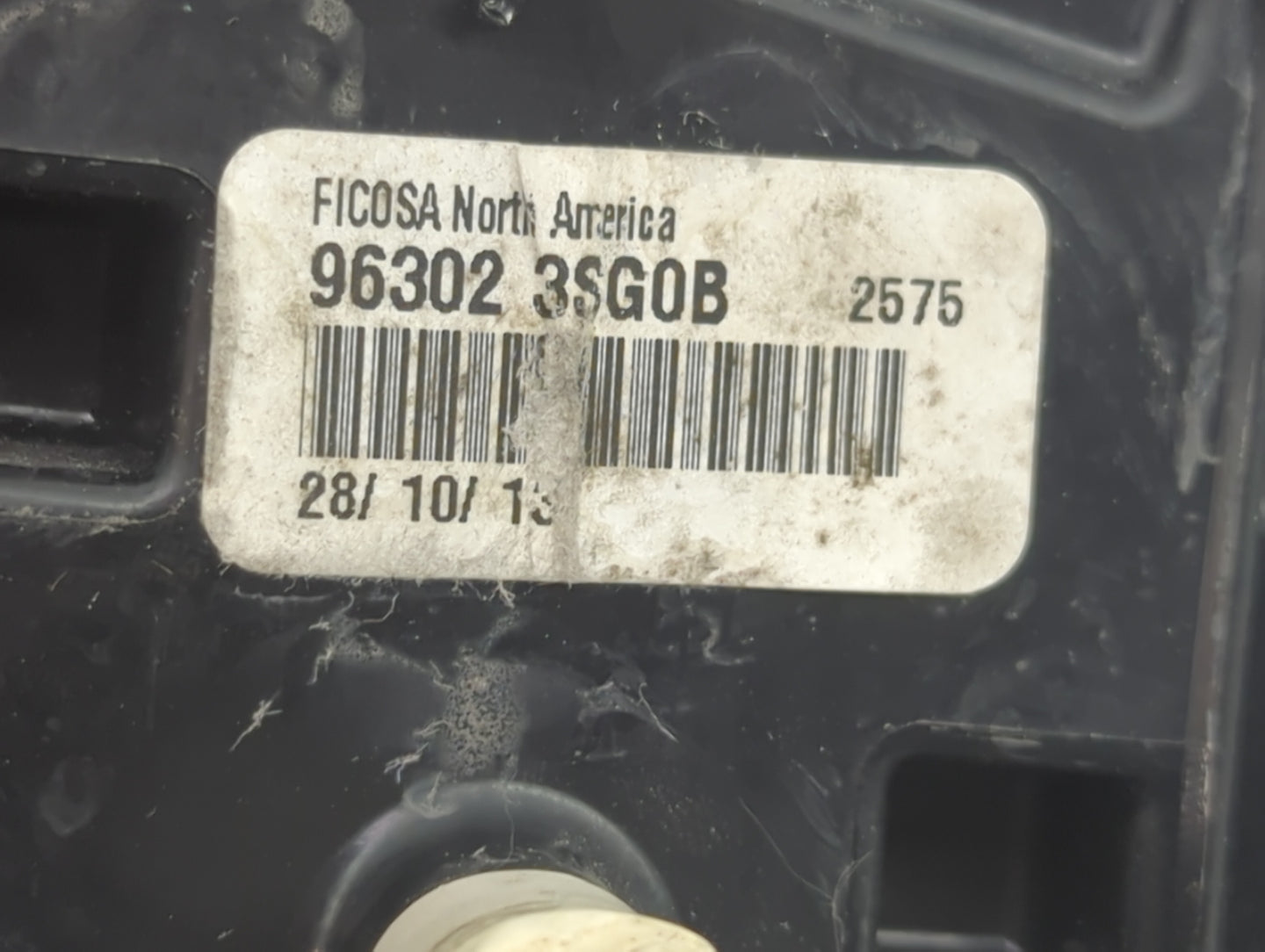 2013-2015 Nissan Sentra Driver Left Side View Power Door Mirror Black 1418208 - Oemusedautoparts1.com