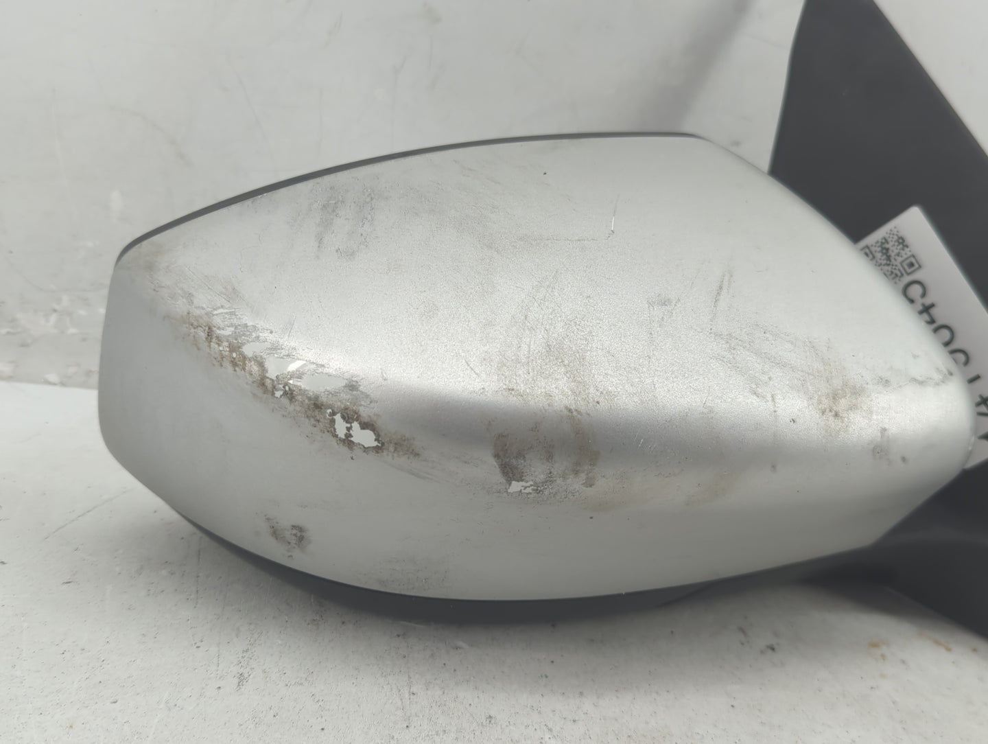 2013-2015 Nissan Sentra Driver Left Side View Power Door Mirror Silver - Oemusedautoparts1.com