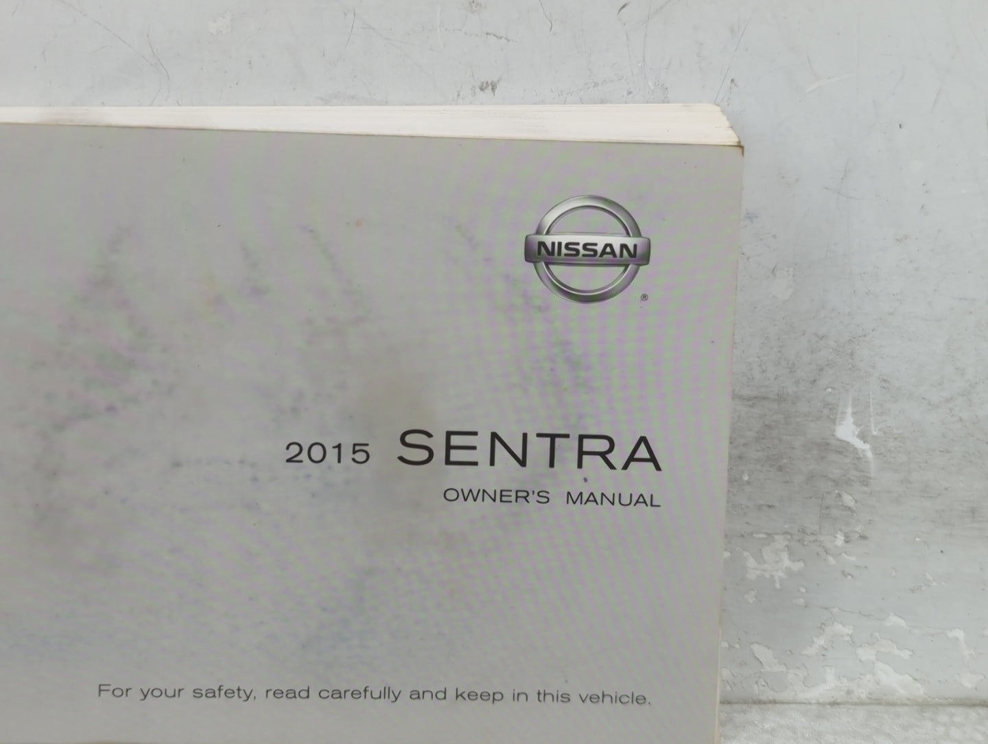 2015 Nissan Sentra Owners Manual Book Guide OEM Used Auto Parts - Oemusedautoparts1.com