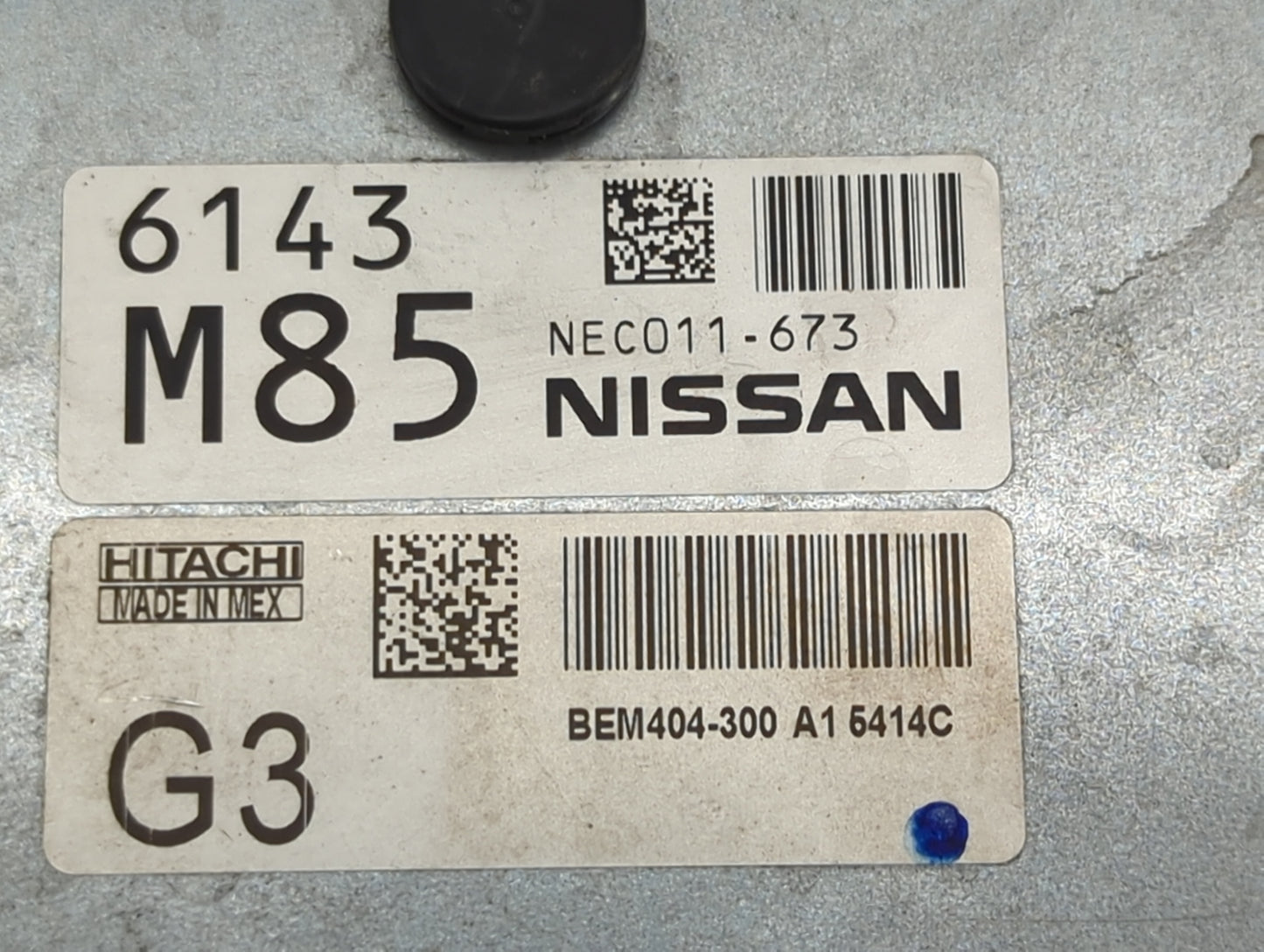 2013-2015 Nissan Sentra PCM Engine Control Computer ECU ECM PCU OEM P/N:NEC011-673 Fits Fits 2013 2014 2015 OEM Used Auto Pa
