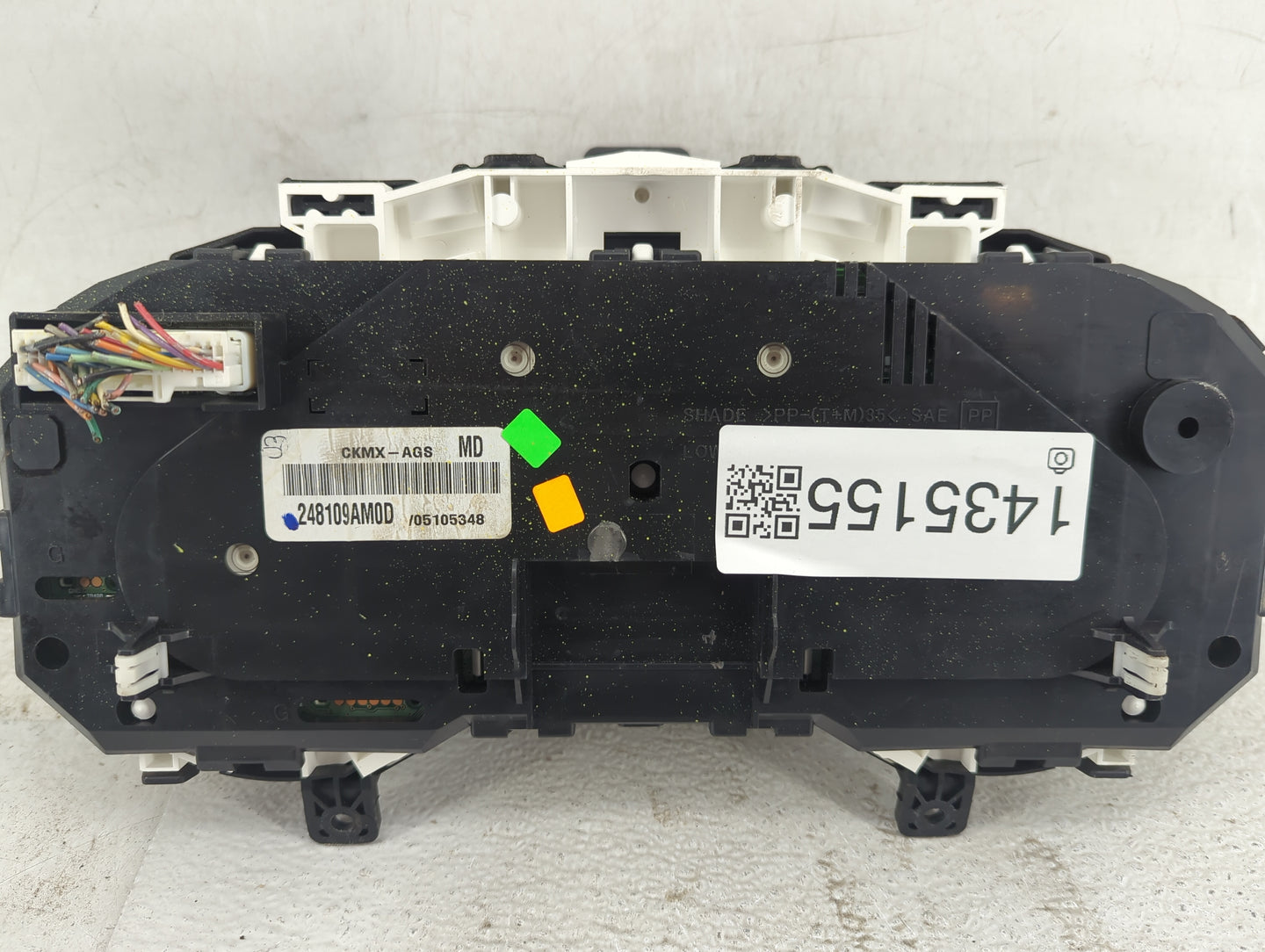 2014-2015 Nissan Sentra Instrument Cluster Speedometer Gauges P/N:248109AM0D CKMX-AGS Fits Fits 2014 2015 OEM Used Auto Part