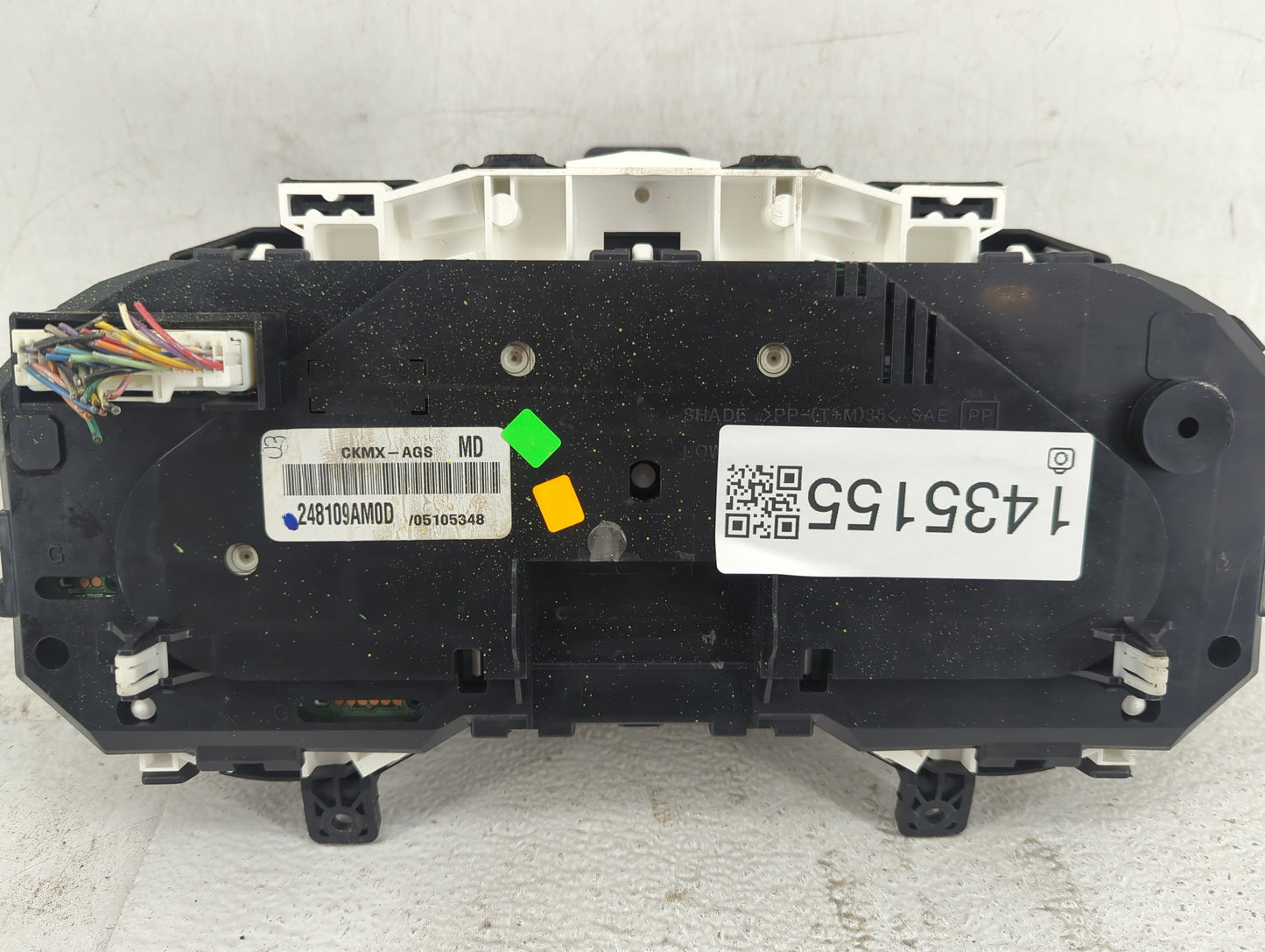 2014-2015 Nissan Sentra Instrument Cluster Speedometer Gauges P/N:248109AM0D CKMX-AGS Fits Fits 2014 2015 OEM Used Auto Part
