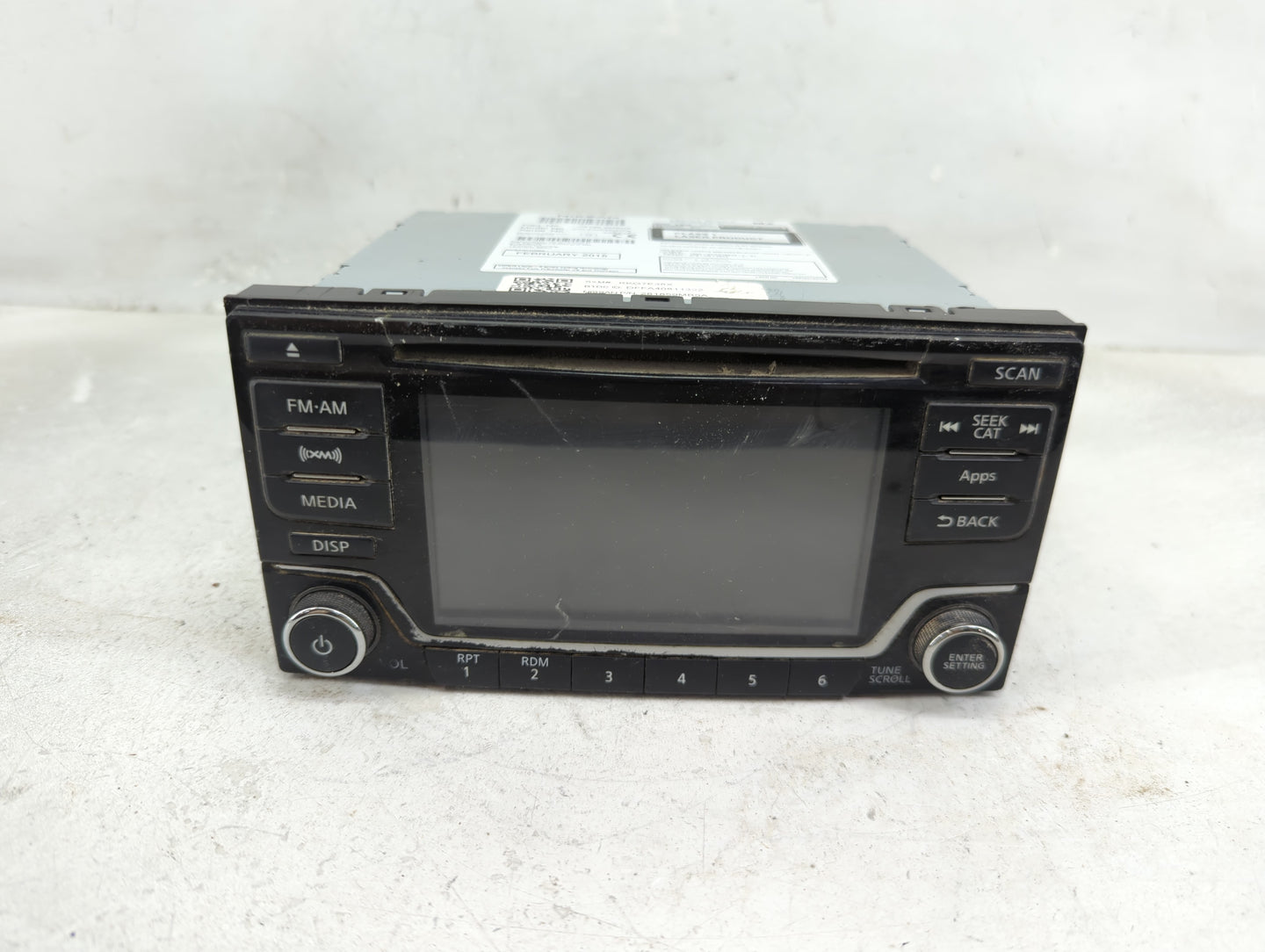 2015-2017 Nissan Sentra Radio AM FM Cd Player Receiver Replacement P/N:28185 9MB0A Fits Fits 2015 2016 2017 2018 OEM Used Au