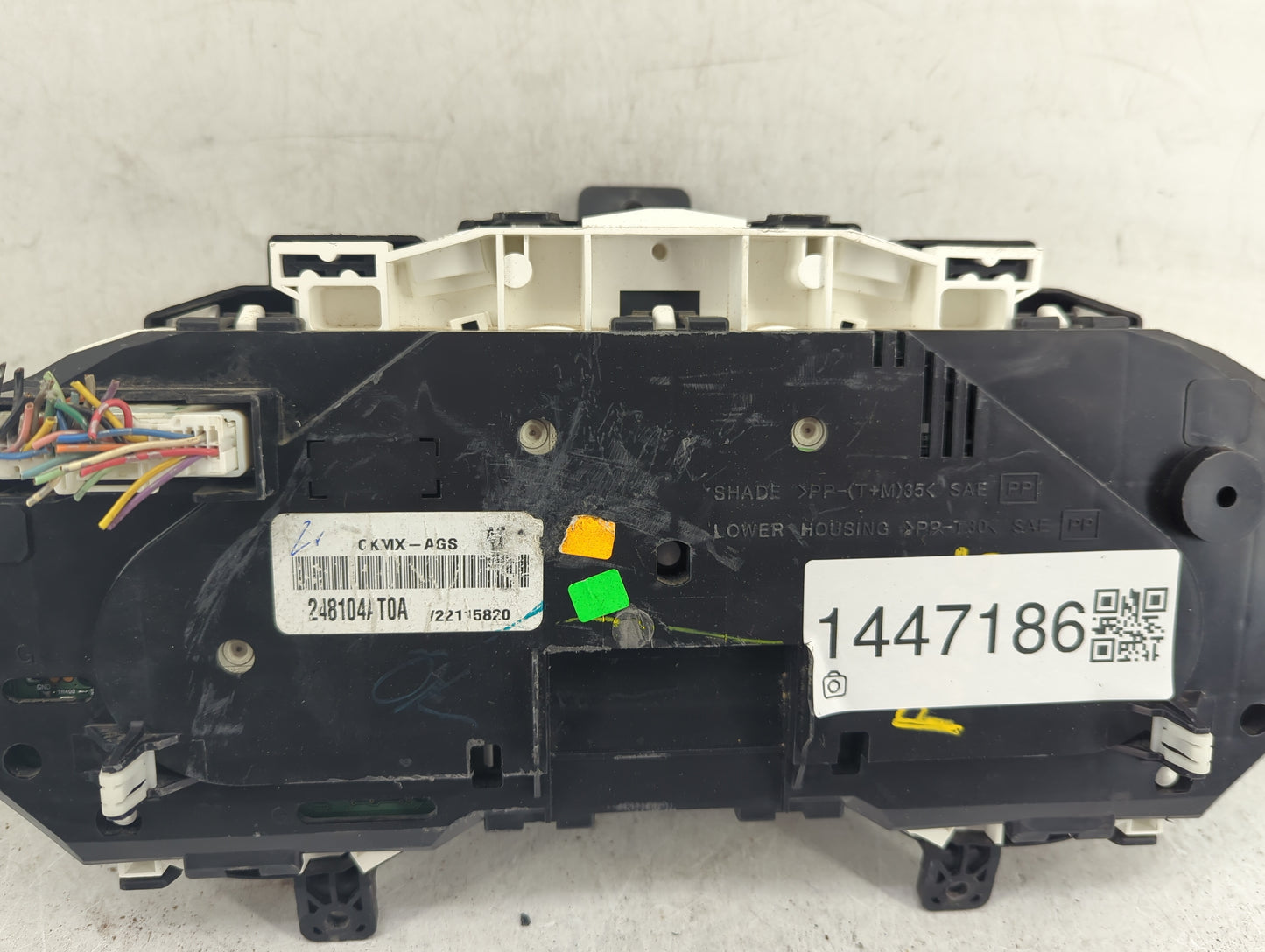 2015 Nissan Sentra Instrument Cluster Speedometer Gauges P/N:248104ATOA CKMX-AGS Fits OEM Used Auto Parts - Oemusedautoparts
