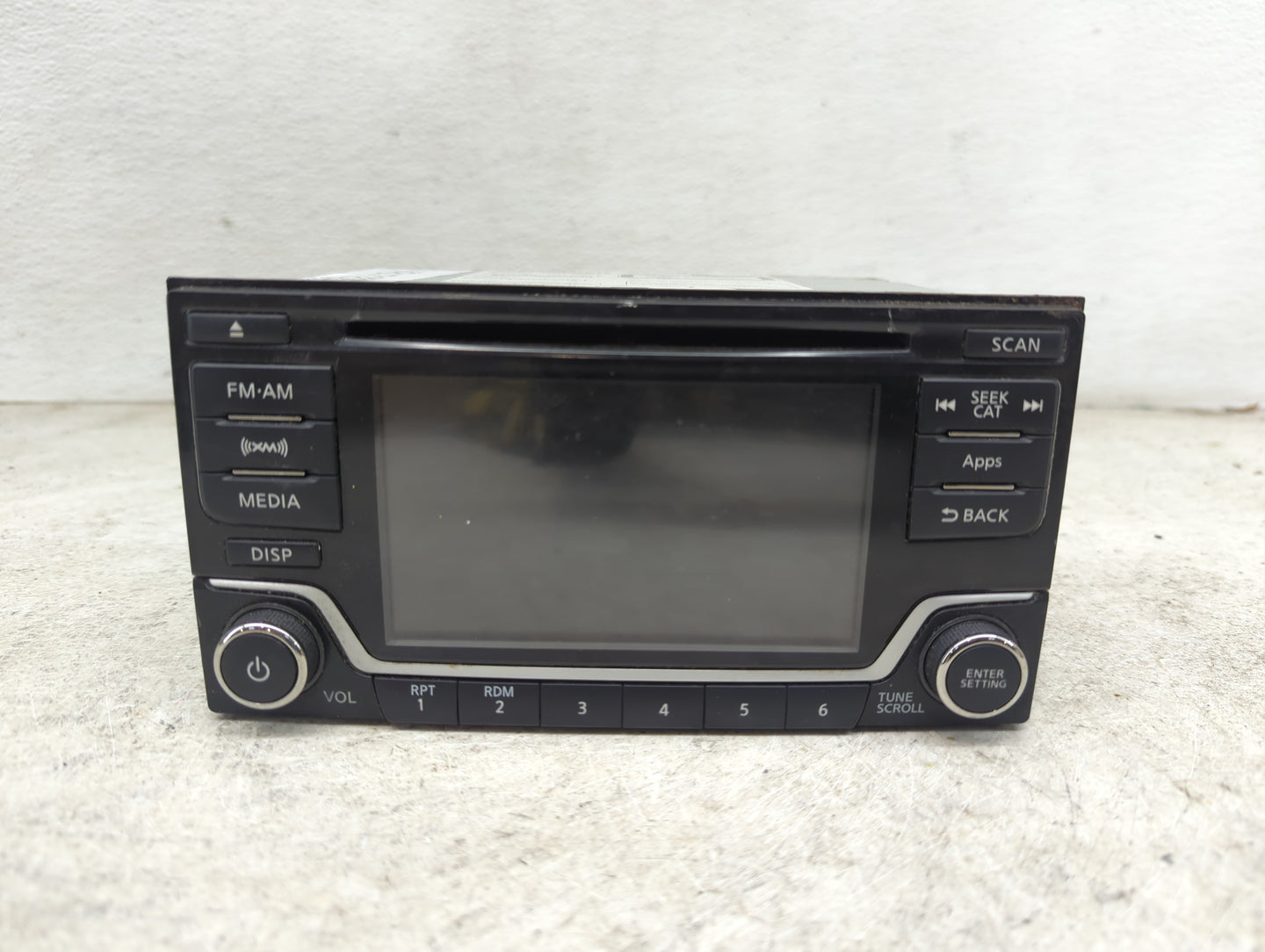 2015 Nissan Sentra Radio AM FM Cd Player Receiver Replacement P/N:281859MB0A CQ-FN84E2GX Fits Fits 2016 OEM Used Auto Parts 