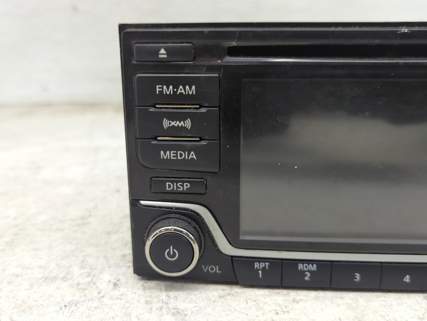 2015 Nissan Sentra Radio AM FM Cd Player Receiver Replacement P/N:281859MB0A CQ-FN84E2GX Fits Fits 2016 OEM Used Auto Parts 