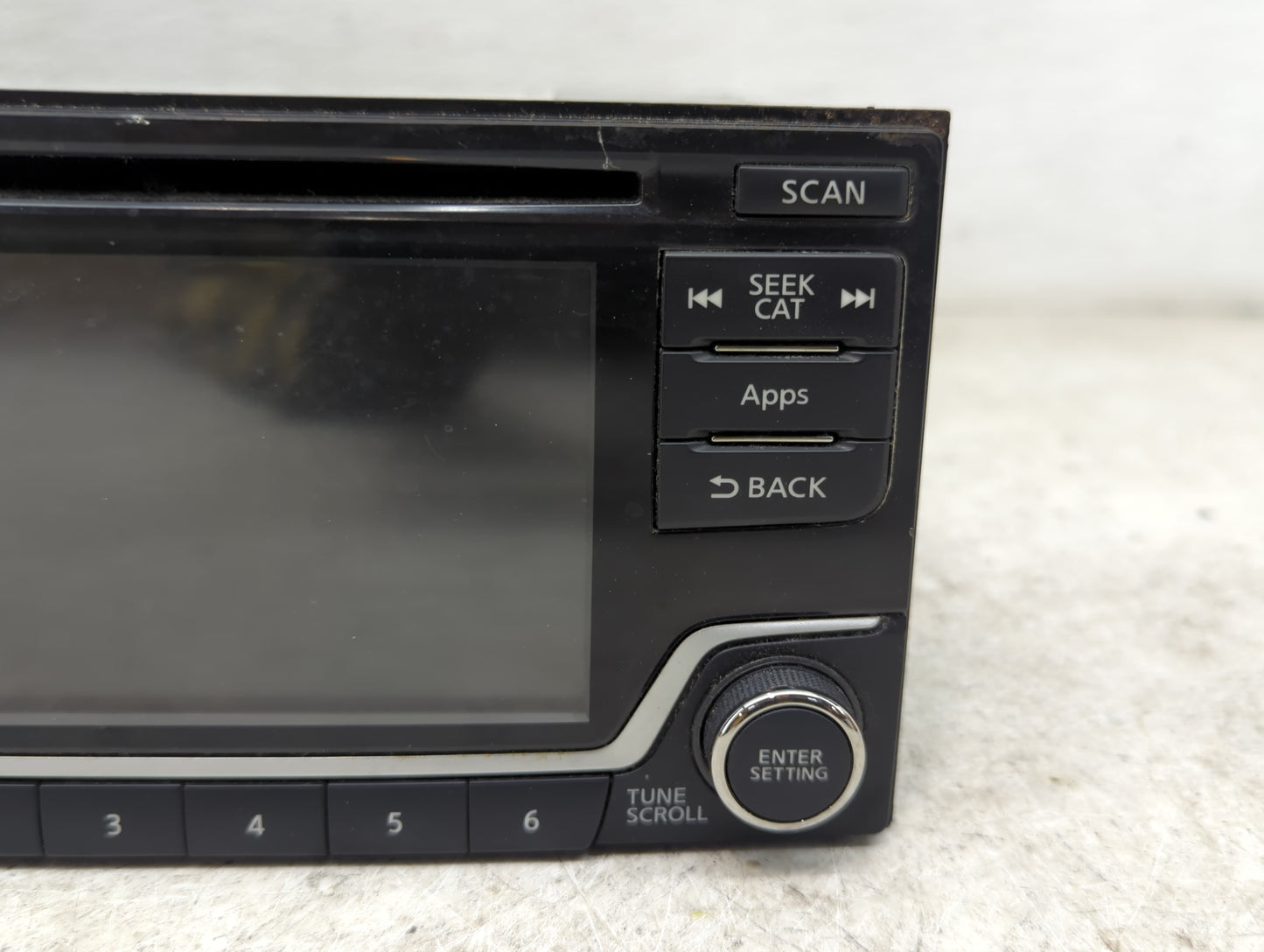 2015 Nissan Sentra Radio AM FM Cd Player Receiver Replacement P/N:281859MB0A CQ-FN84E2GX Fits Fits 2016 OEM Used Auto Parts 