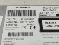 2015 Nissan Sentra Radio AM FM Cd Player Receiver Replacement P/N:281859MB0A CQ-FN84E2GX Fits Fits 2016 OEM Used Auto Parts 
