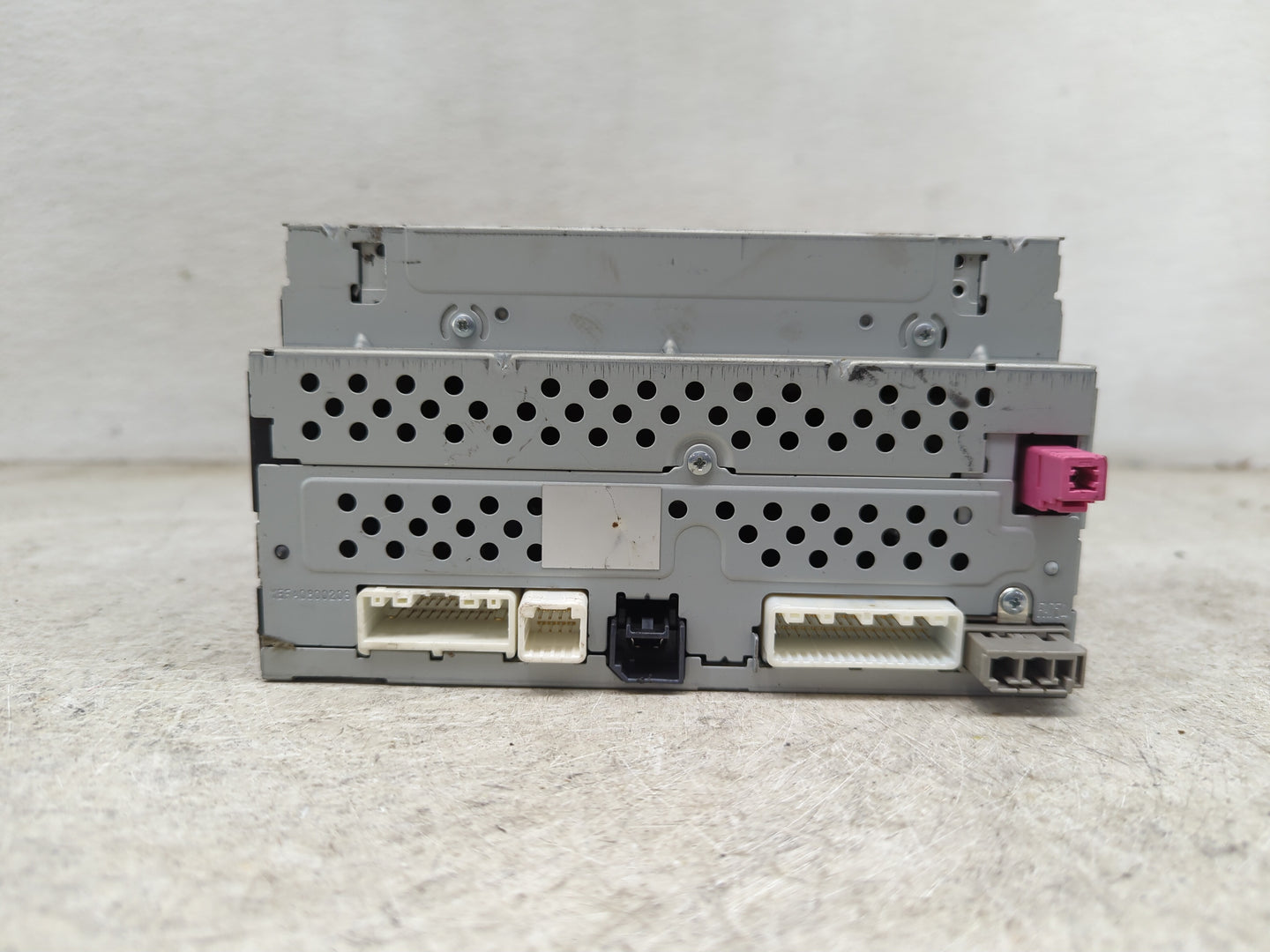 2015 Nissan Sentra Radio AM FM Cd Player Receiver Replacement P/N:281859MB0A CQ-FN84E2GX Fits Fits 2016 OEM Used Auto Parts 