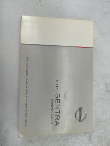 2015 Nissan Sentra Owners Manual Book Guide P/N:OM15EM 0B17U1 OEM Used Auto Parts - Oemusedautoparts1.com