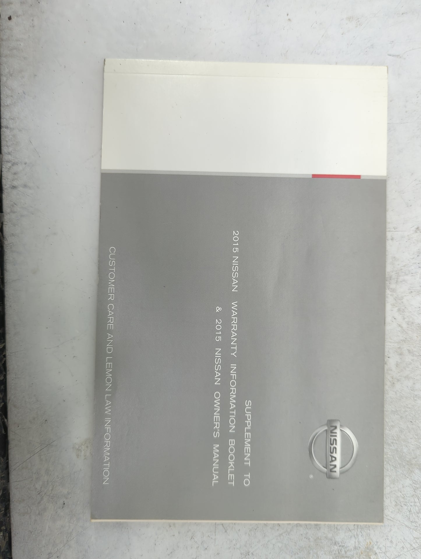 2015 Nissan Sentra Owners Manual Book Guide P/N:OM15EM 0B17U1 OEM Used Auto Parts - Oemusedautoparts1.com