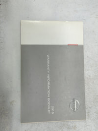 2015 Nissan Sentra Owners Manual Book Guide P/N:OM15EM 0B17U1 OEM Used Auto Parts - Oemusedautoparts1.com