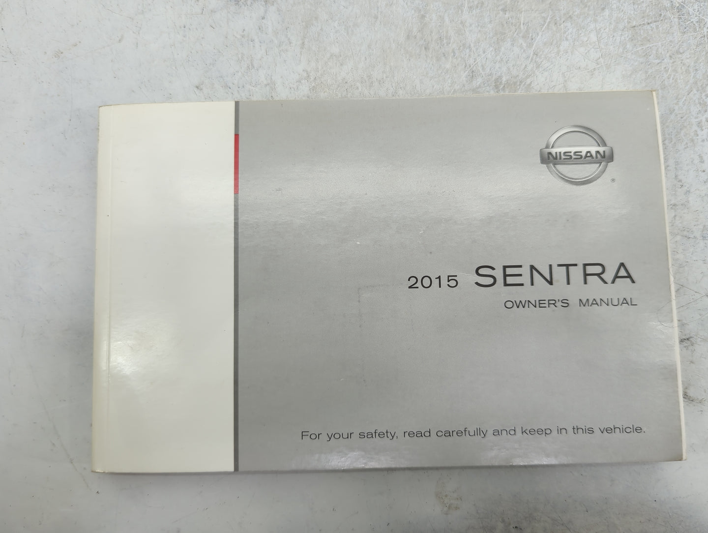 2015 Nissan Sentra Owners Manual Book Guide P/N:OM15EM 0B17U1 OEM Used Auto Parts - Oemusedautoparts1.com