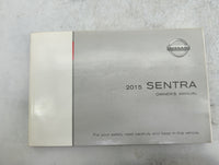 2015 Nissan Sentra Owners Manual Book Guide P/N:OM15EM 0B17U1 OEM Used Auto Parts - Oemusedautoparts1.com
