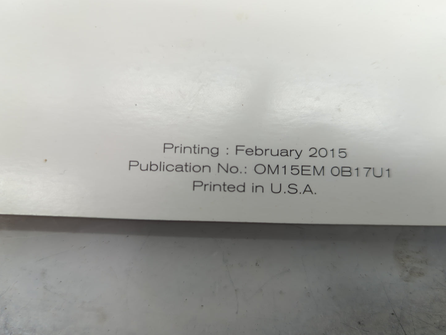 2015 Nissan Sentra Owners Manual Book Guide P/N:OM15EM 0B17U1 OEM Used Auto Parts - Oemusedautoparts1.com
