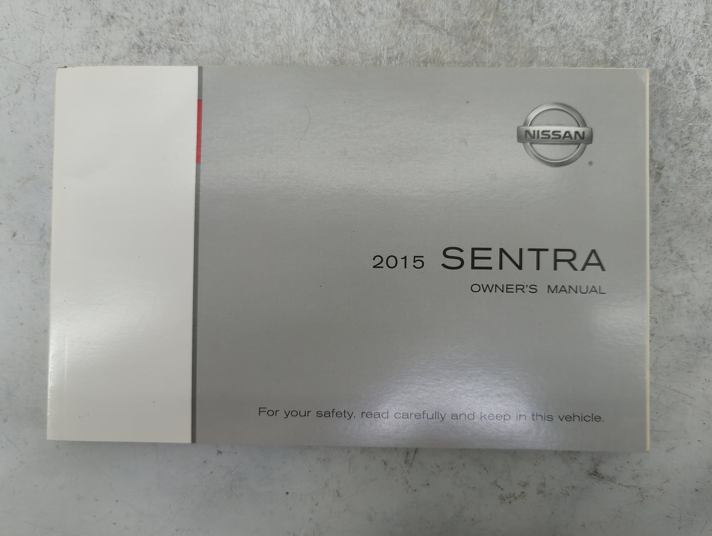 2015 Nissan Sentra Owners Manual Book Guide P/N:OM15EM 0B17U1 OEM Used Auto Parts - Oemusedautoparts1.com
