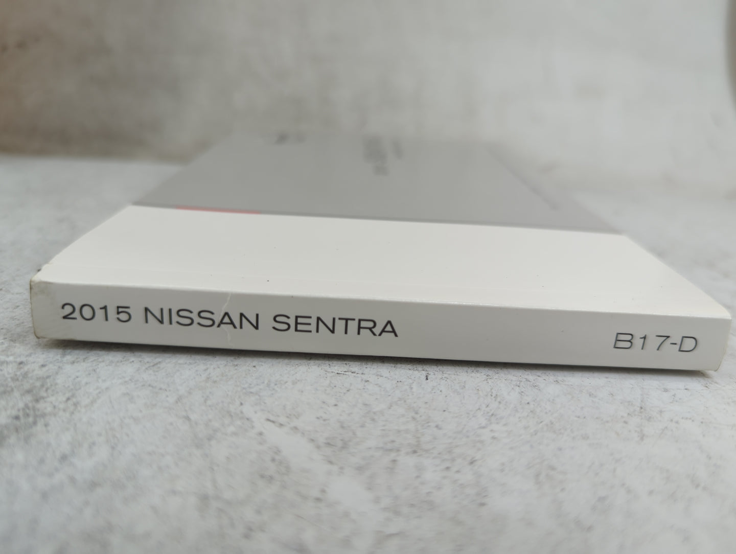2015 Nissan Sentra Owners Manual Book Guide P/N:OM15EM 0B17U1 OEM Used Auto Parts - Oemusedautoparts1.com