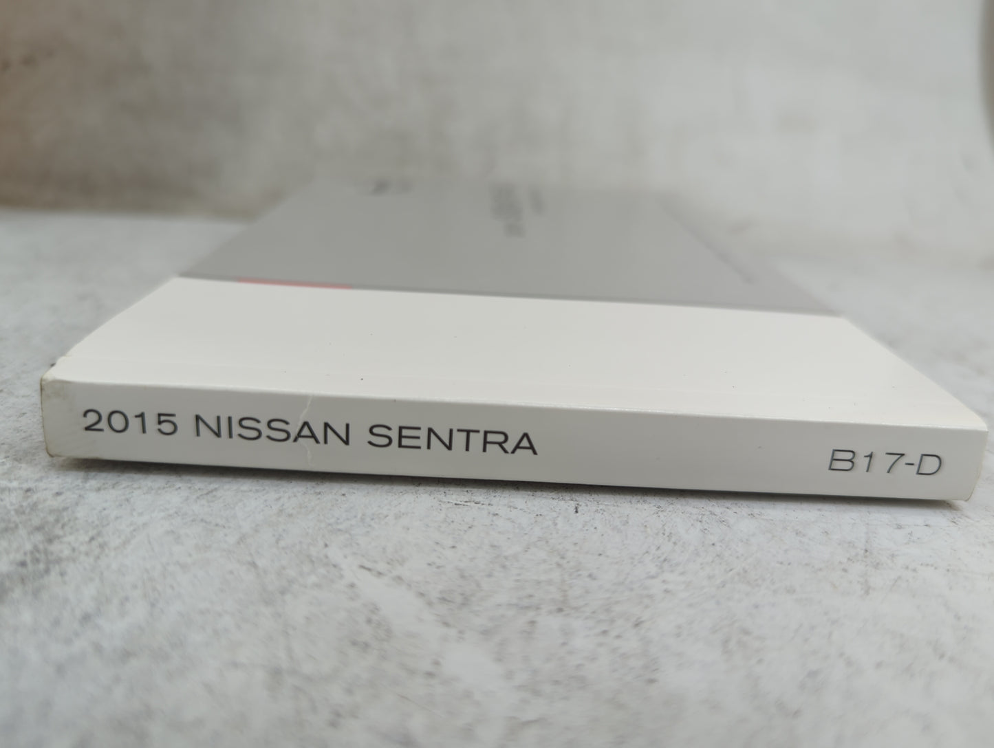 2015 Nissan Sentra Owners Manual Book Guide P/N:OM15EM 0B17U1 OEM Used Auto Parts - Oemusedautoparts1.com