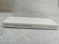 2015 Nissan Sentra Owners Manual Book Guide P/N:OM15EM 0B17U1 OEM Used Auto Parts - Oemusedautoparts1.com
