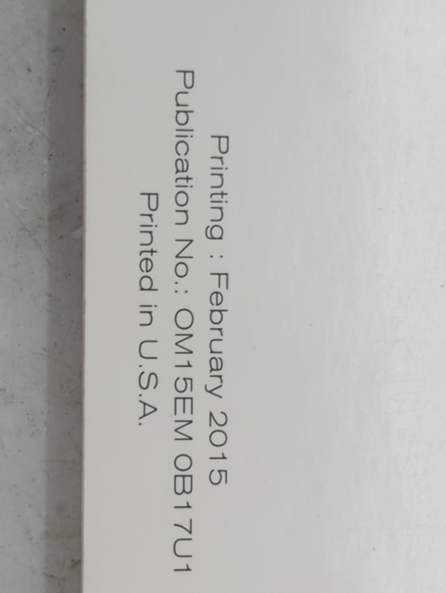 2015 Nissan Sentra Owners Manual Book Guide P/N:OM15EM 0B17U1 OEM Used Auto Parts - Oemusedautoparts1.com