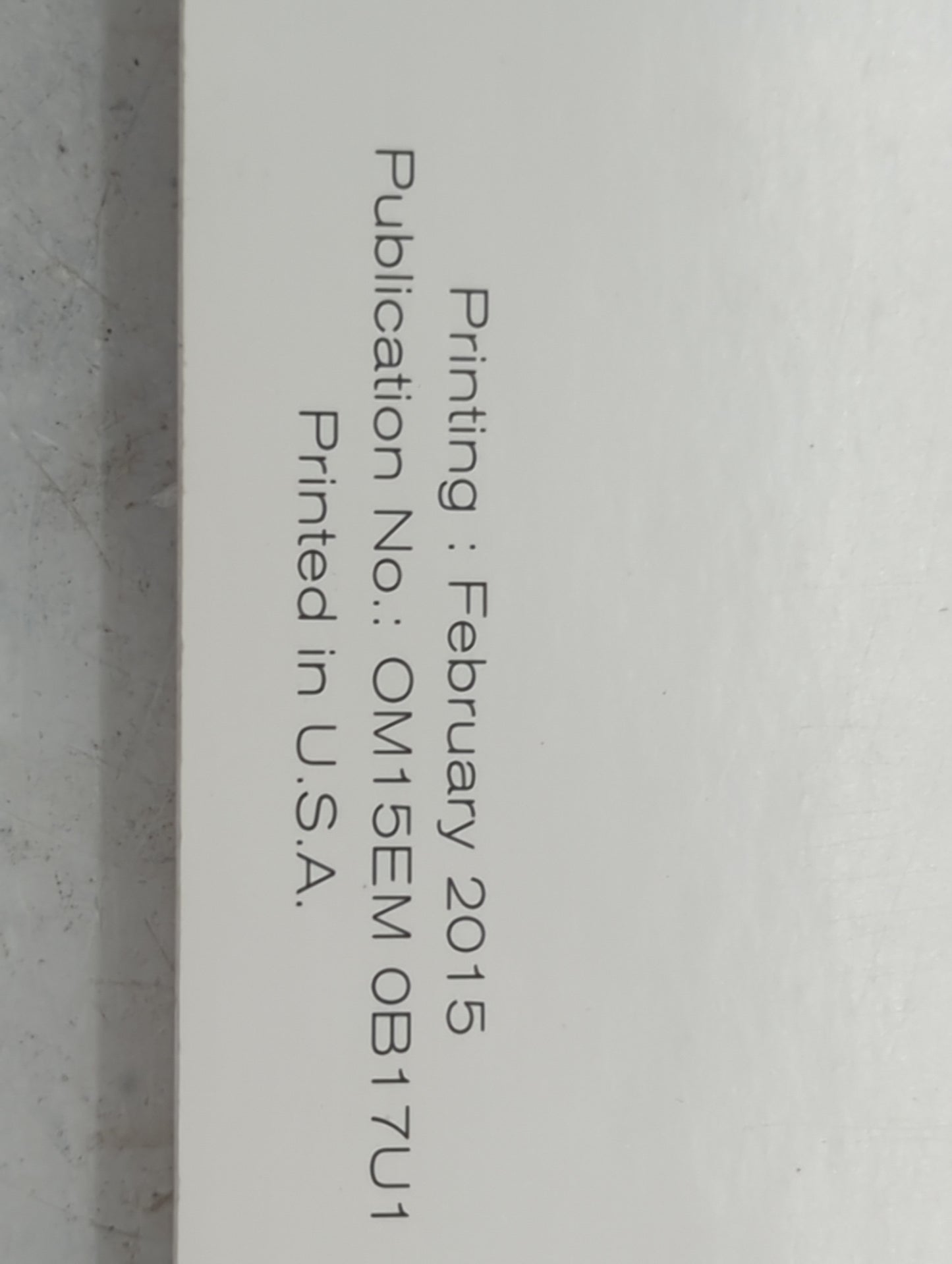 2015 Nissan Sentra Owners Manual Book Guide P/N:OM15EM 0B17U1 OEM Used Auto Parts - Oemusedautoparts1.com