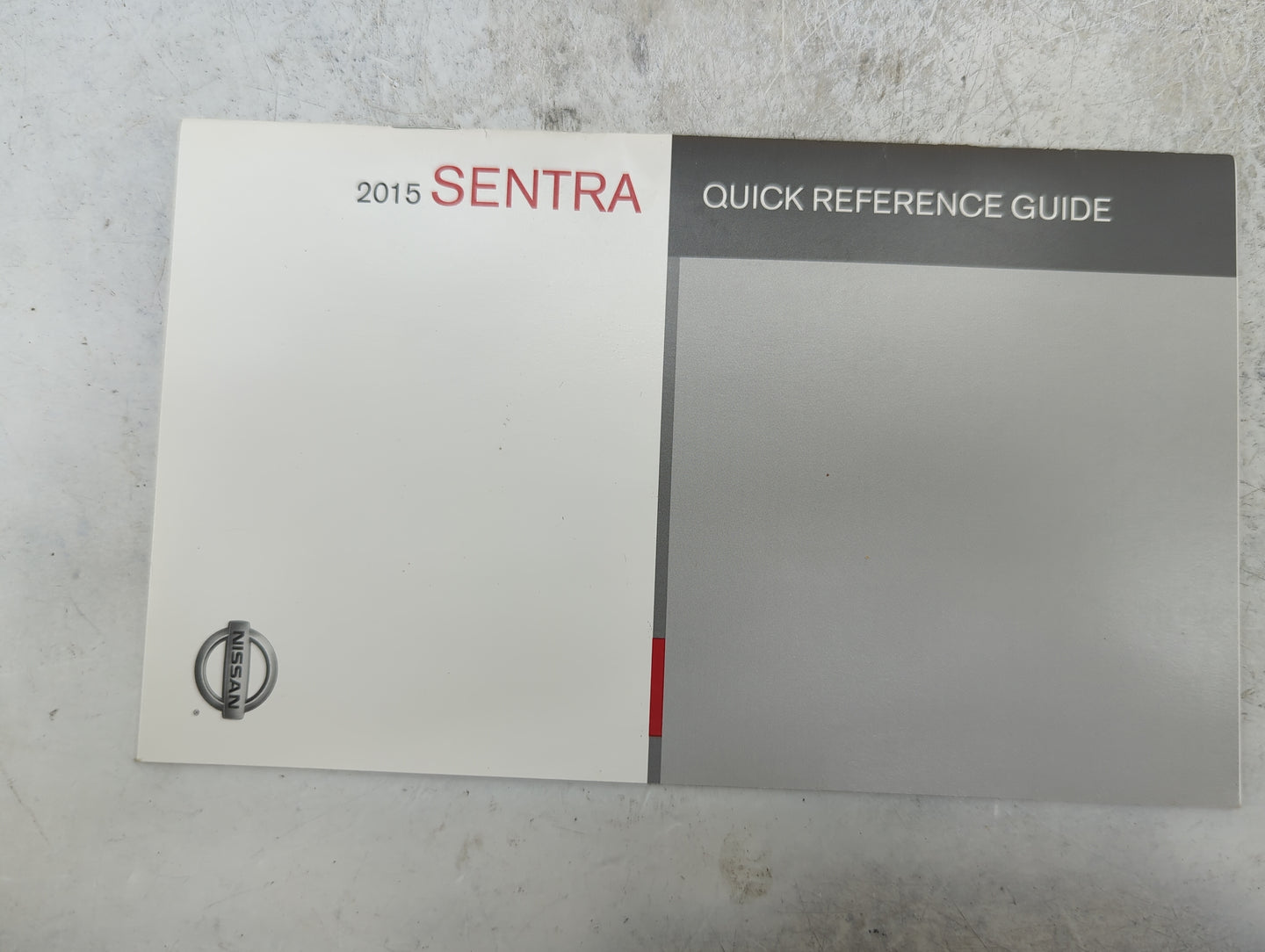 2015 Nissan Sentra Owners Manual Book Guide P/N:OM15EM 0B17U1 OEM Used Auto Parts - Oemusedautoparts1.com