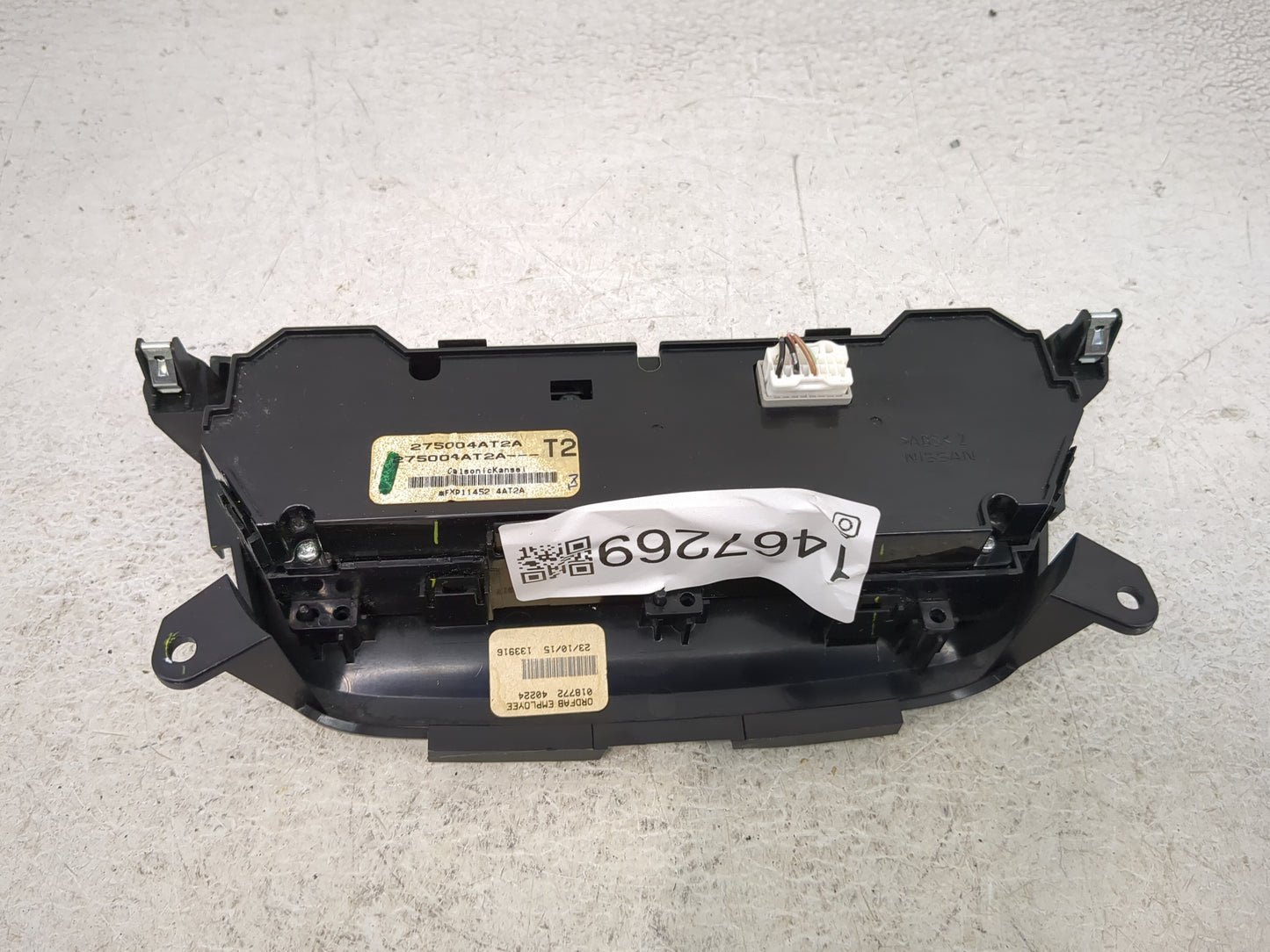 2015-2017 Nissan Sentra Climate Control Module Temperature AC/Heater Replacement P/N:275004AT2A Fits Fits 2015 2016 2017 OEM