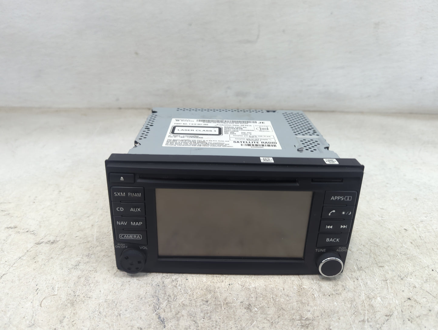 2015-2017 Nissan Sentra Radio AM FM Cd Player Receiver Replacement P/N:7612051282 259159JE0B Fits Fits 2015 2016 2017 2018 O