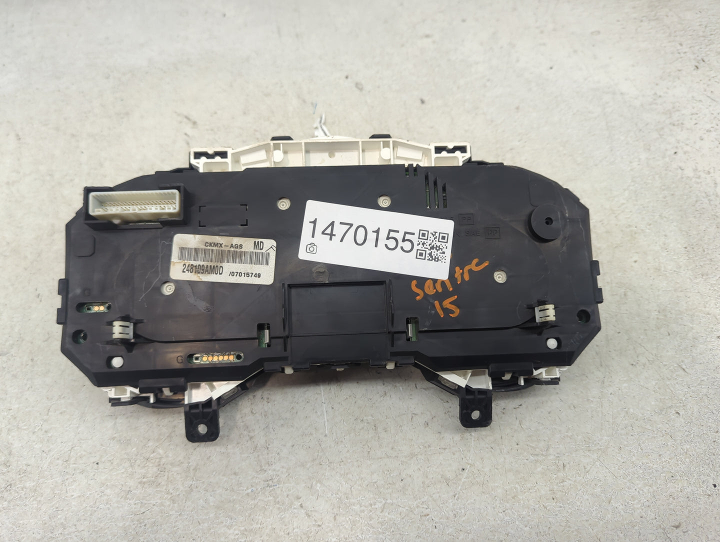 2014-2015 Nissan Sentra Instrument Cluster Speedometer Gauges P/N:248109AM0D CKMX-AG8 Miles:74K Fits Fits 2014 2015 OEM Used